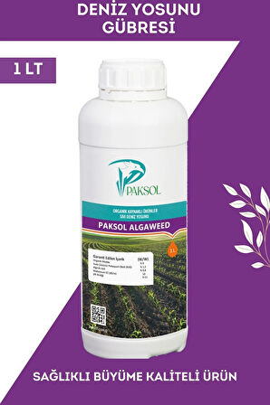 Taze Fasulyeler İçin Deniz Yosunlu Organik Sıvı Gübre Algaweed 1 Litre