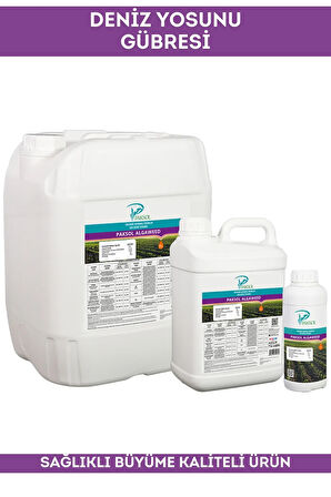 Taze Fasulyeler İçin Deniz Yosunlu Organik Sıvı Gübre Algaweed 1 Litre