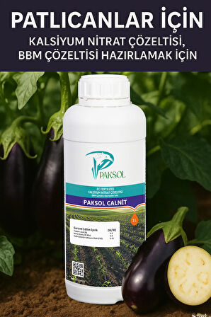 Calnit Kalsiyumlu Patlıcan Için Sıvı Gübre 1 Litre