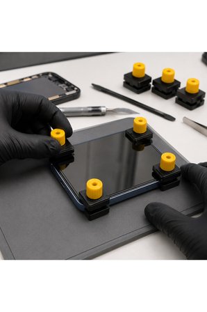 4'lü Set Ayarlanabilir Telefon Lcd Ekran Sabitleyici Tamir Mandalı Sabitleme Kıskacı Mengenesi