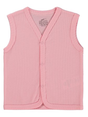 Minidamla Basic 2'li set 3-12 Ay Yelek - Pembe