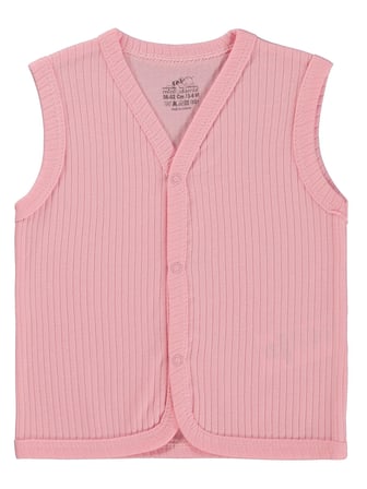 Minidamla Basic 2'li set 3-12 Ay Yelek - Pembe