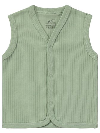 Minidamla Basic 2'li set 3-12 Ay Yelek - Yeşil