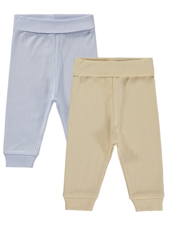 Minidamla Patiksiz Basic 2'li set 3-12 Ay Tek Alt Bebe - Mavi