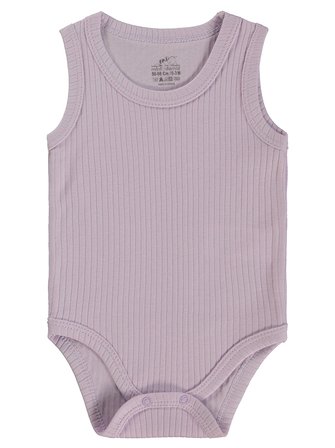 Minidamla Askılı Basic 3'lü set 1-18 Ay Çıtçıtlı Badi - Pembe
