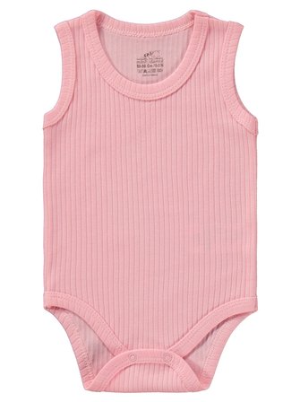 Minidamla Askılı Basic 3'lü set 1-18 Ay Çıtçıtlı Badi - Pembe