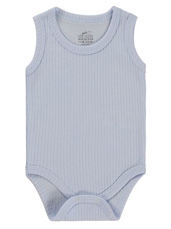 Minidamla Askılı Basic 3'lü set 1-18 Ay Çıtçıtlı Badi - Mavi