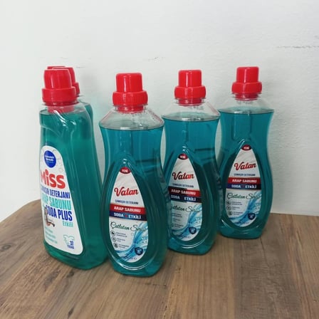 MİSS VE VATAN MUHTEŞEM ÇAMAŞIR MAKİNESİ DETERJANLARI ARAP SABUNU VE SODA ETKİLİ 1500ML X 6LI