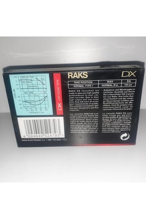 DX 90 Boş Kaset (Jelatininde Sıfır Orjnal Dönem Baskı Kaset)