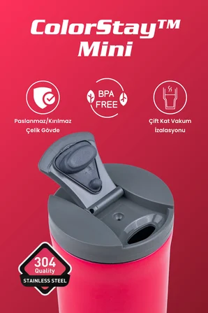 Cooker ColorStay Mini 300 ml Paslanmaz Çelik Bardak Termos CKR2101