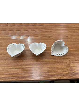 Cooker Porselen Beyaz Reçellik 3'lü