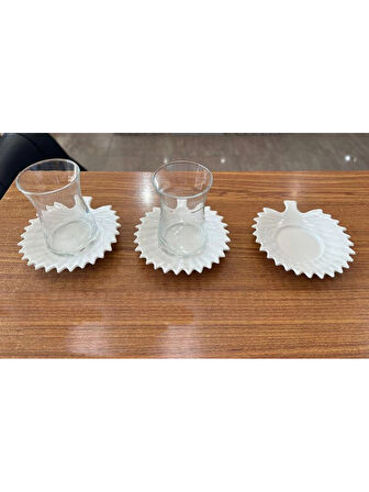 Cooker CKR3625 Porselen Çay Tabağı 6 Parça