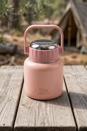 Cooker Leopar 900 ml Kaşıklı Yemek Termosu YK1517