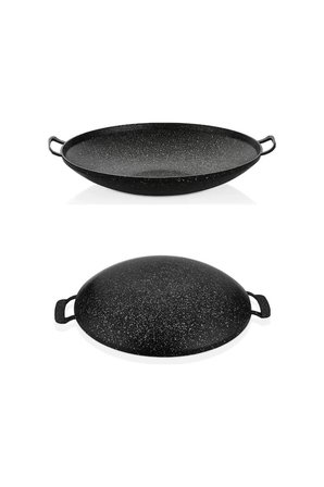 GRANİT DÖKÜM SAÇ KAVURMA TAVASI 34 CM