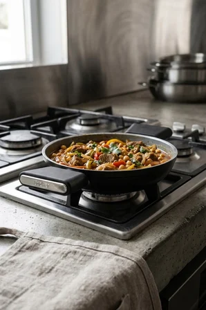 Cooker Cliff 20 cm Seramik Kaplama Sahan Siyah CKR4640