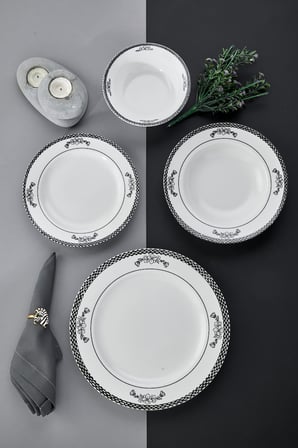 Cooker Monarch 24 Parça Porselen Yemek Takımı CKR4805