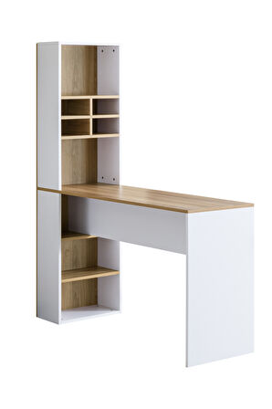 Blesk Nova Çok Amaçlı Raflı Bar Masası – Mutfak Adası ve Yemek Masası Olarak Kullanılabilir