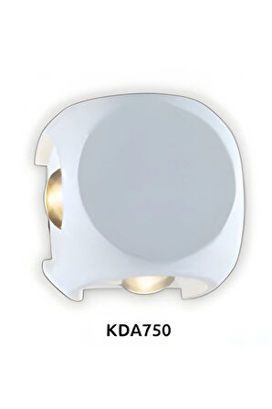 DEKORATİF STAR DUVAR APLİĞİ — KDA750 / 4W / 3000K SARI IŞIK/ IP54