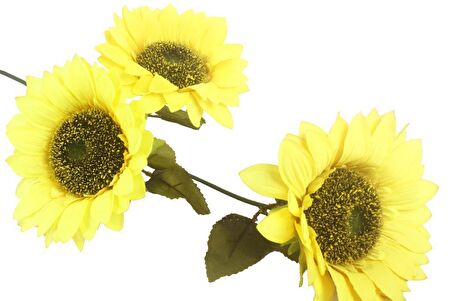 Yapay Çiçek Ay Çiçeği 3 Kafa Uzun 60cm