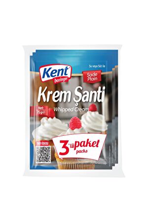 Sade Krem Şanti 75G*3 Adet