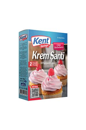 Kent Boringer Krem Şanti Çilekli 150 Gr