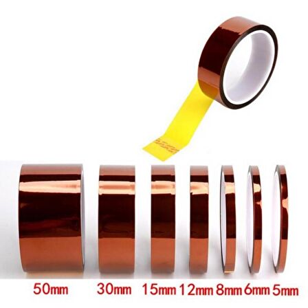 Kapton Bant. Isıya Dayanıklı Termal Bant. Isı Yalıtım Bandı 1mm