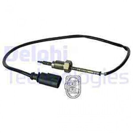 Vag Egzoz Sicaklık Sensoru 2 Kutuplu Siyah Crafter 12>16 T5 10>11 Caac Caae - Delphi Ts30038