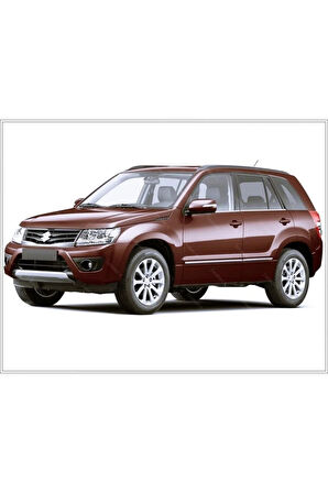 Suzuki Grand Vitara Krom Cam Çıtası 4 Prç. 2007 Ve Üzeri Paslanmaz Çelik