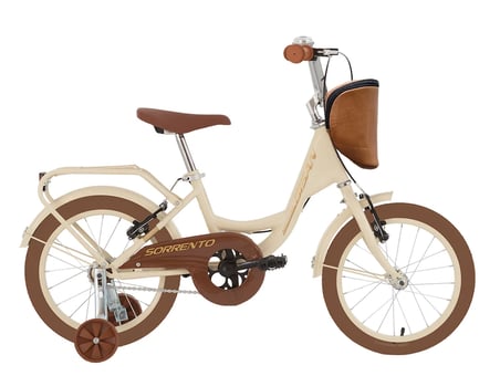 Bisan Sorrento S 16 Jant Çocuk Bisikleti Krem Gold 26 CM Kadro 4-7 Yaş Uyumlu