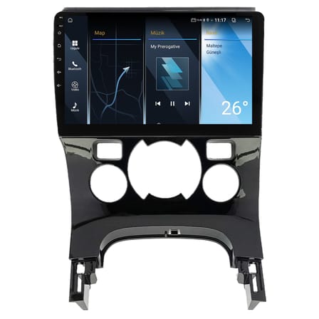 Peugeot 3008 Android Multimedya Sistemi (2009-2016) CRV-4070XA Dijital Klima