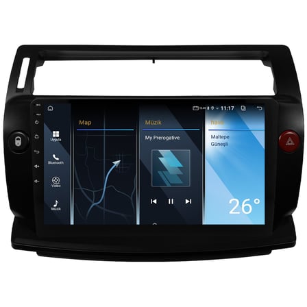 Citroen C4 Android Multimedya Sistemi (2005-2011) CRV-4072XA