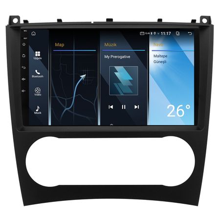 Mercedes C Serisi W203 Android Multimedya Sistemi (2005-2007) CRV-4341XA