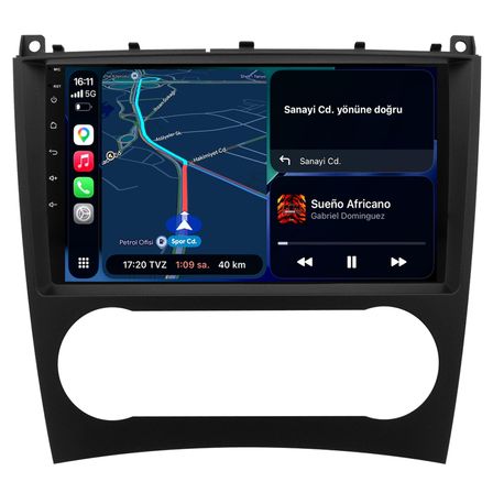 Mercedes C Serisi W203 Android Multimedya Sistemi (2005-2007) CRV-4341XA