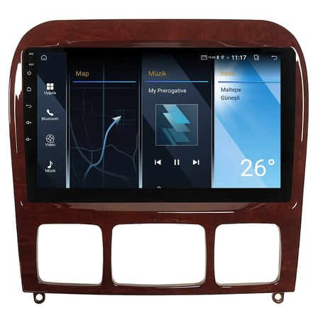 Mercedes S Class W220 Android Multimedya Sistemi (1999-2005) CRV-4346XA