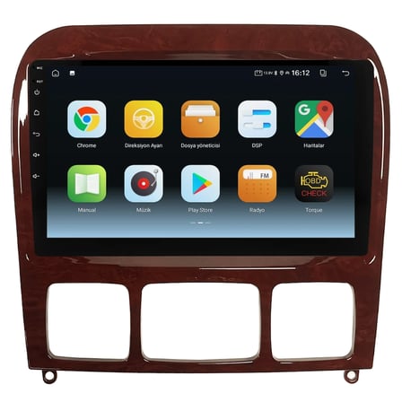 Mercedes S Class W220 Android Multimedya Sistemi (1999-2005) CRV-4346XA
