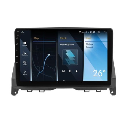 Mercedes C Serisi W204 Android Multimedya Sistemi (2005-2011) CRV-4352XA