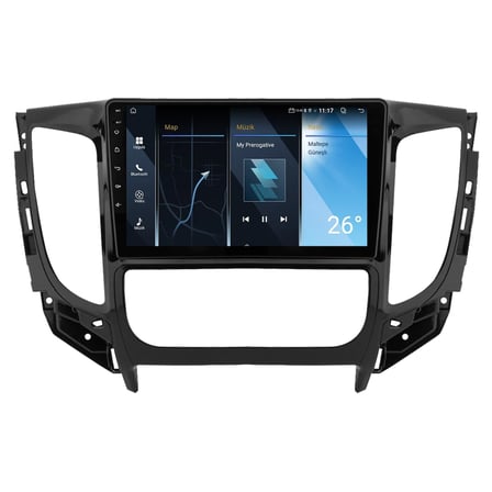 Mitsubishi L200 Android Multimedya Sistemi (2015-2019) CRV-4363XA
