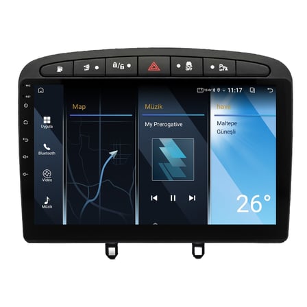 Peugeot 308 Android Multimedya Sistemi (2008-2013) CRV-4426XA