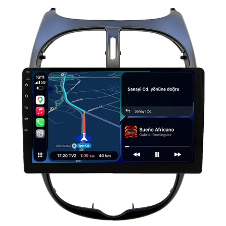 Peugeot 206 Android Multimedya Sistemi (2006-2011) CRV-4427XA