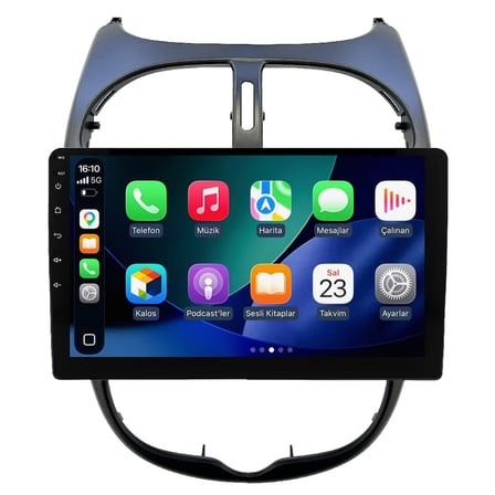 Peugeot 206 Android Multimedya Sistemi (2006-2011) CRV-4427XA