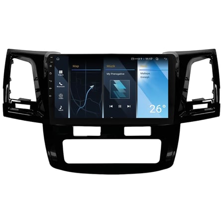 Toyota Hilux Android Multimedya Sistemi (2006-2014) CRV-4784XA Dijital Klima