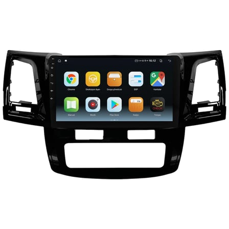Toyota Hilux Android Multimedya Sistemi (2006-2014) CRV-4784XA Dijital Klima