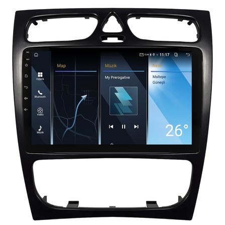 Mercedes C Serisi W203 Android Multimedya Sistemi (2002-2004) CRV-4839XA