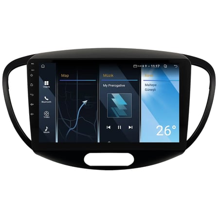Hyundai I10 Android Multimedya Sistemi (2008-2012) CRV-4840XA