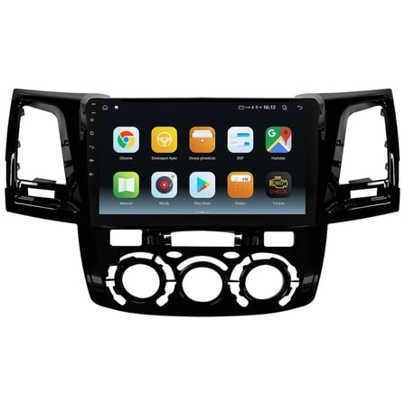 Toyota Hilux Android Multimedya Sistemi (2006-2014) CRV-4784XA Manuel Klima