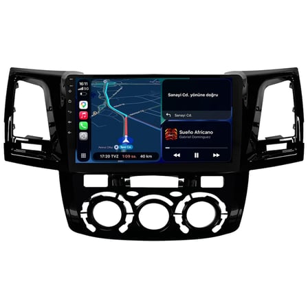 Toyota Hilux Android Multimedya Sistemi (2006-2014) CRV-4784XA Manuel Klima