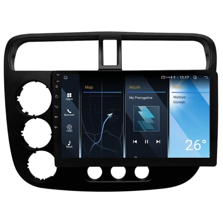 Honda Civic VTEC 2 Android Multimedya Sistemi CRV-4792XA