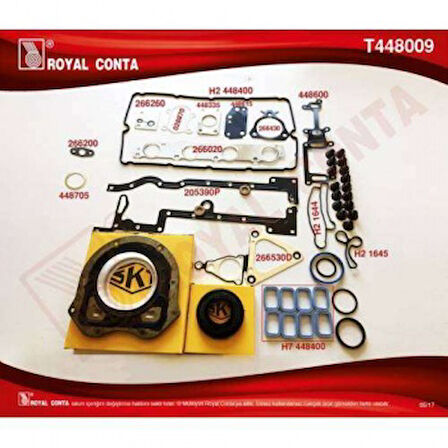 Ford Motor Takım Conta (alt / Ust Full) Skt Keceli S,k,c Harıc Transıt V184 2,4tdci 01>06 V347 2,4tdci 06 - Royal T448009