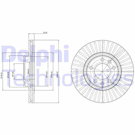 Psa On Fren Disk Aynası Havalı P407 1.6hdi 110 Fap 1.8 2.0 2.0 16v 2.0hdi 135 Fap 05 / 04> P407 Sw P607 - Delphi Bg3835c