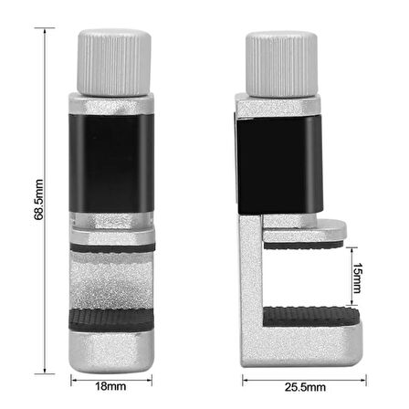 4 Adet Ekran Bord Tutucu Mini Mengene 0-15mm 18*25*68mm